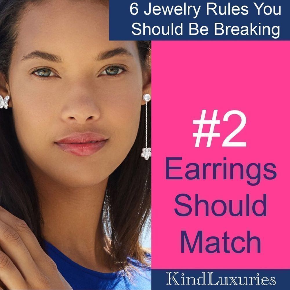 Earrings‎ Should Match … NOT Necessarily